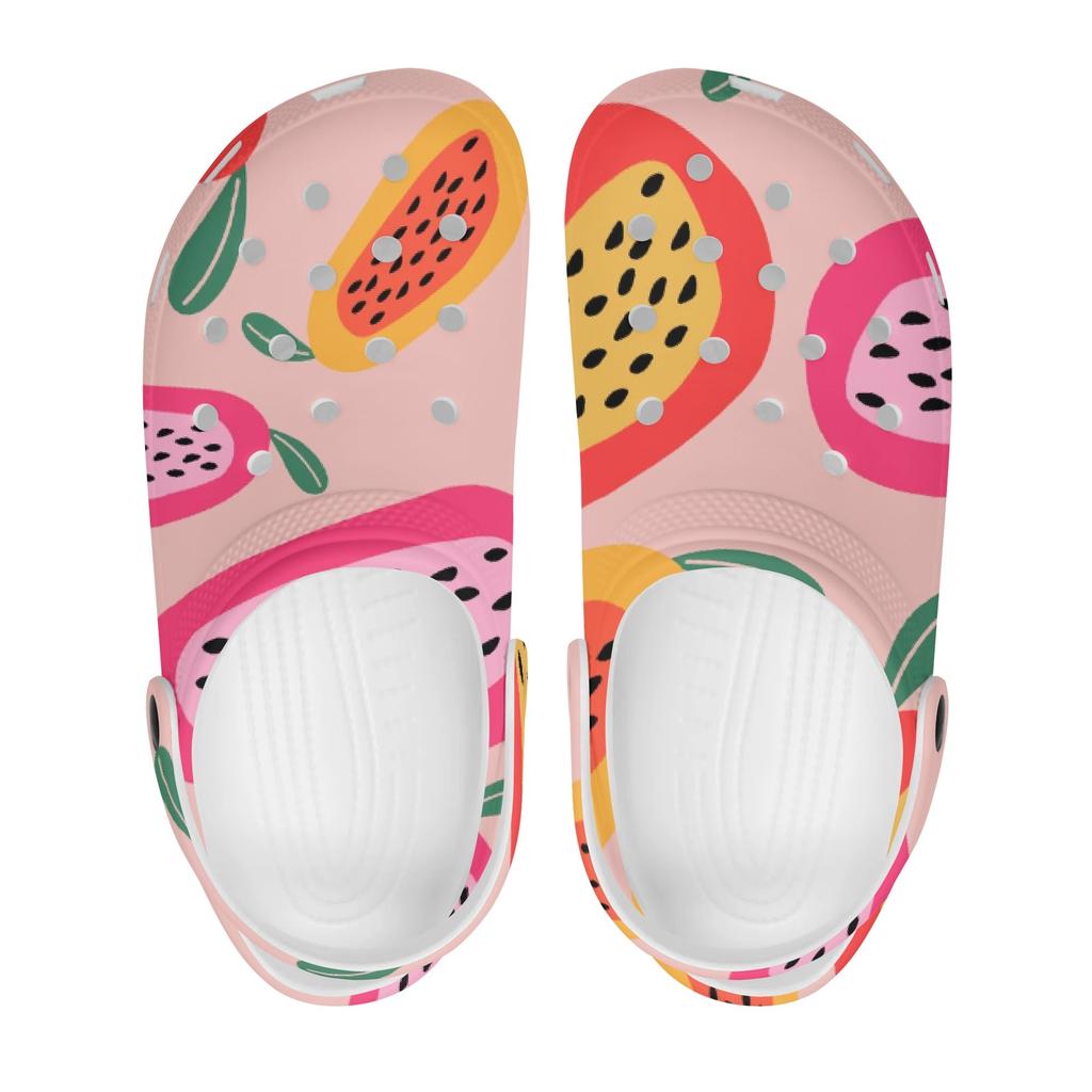 Colorful Printed EVA Clogs Adult Unisex Breathable Soft Sole Slip On Casual Shoes Soft Sole Summer Sandals Indoor Outdoor Wear