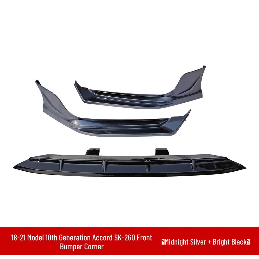 18-21 Accord Inspire SK-260 Kit: Front Lip, Rear Spoiler, Side Skirts, Rear Diffuser.