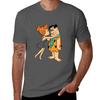 Peter and Wilma Flintstone T-Shirt Quick Drying Boys Animal Print Animal Prinfor Boys New Edition Mens Clothes