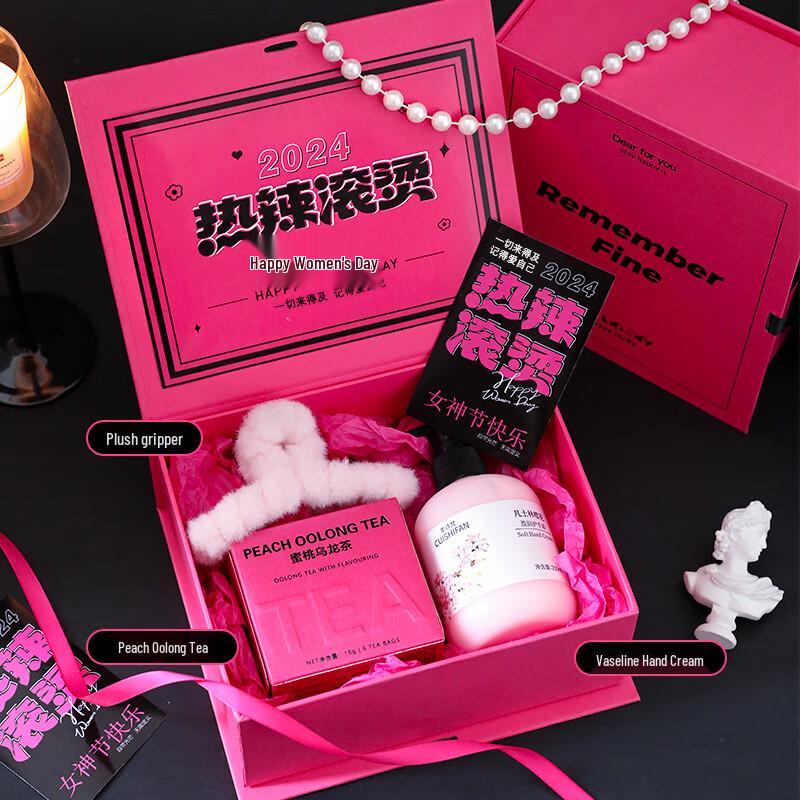 Goddess Festival Gift Set with Hair Clip, Tea & Hand Cream