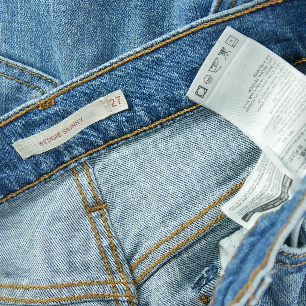 Second Life - Women's Jeans Levis Wedgie Skinny Blue - Excellent Condition