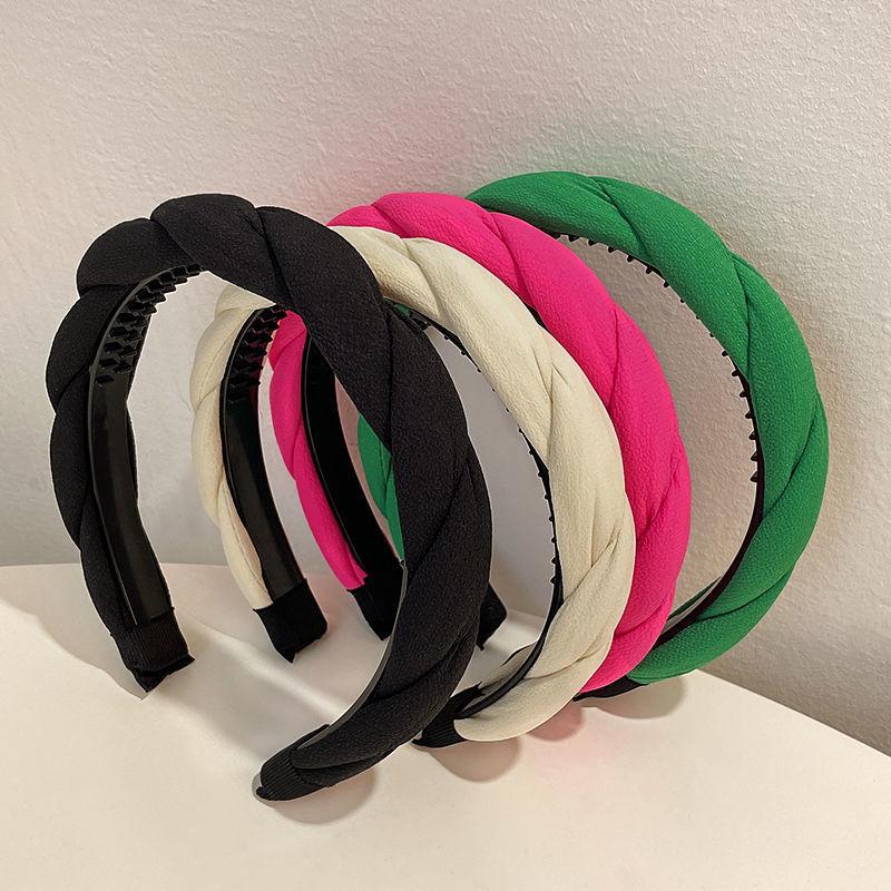 

Модная однотонная повязка на голову из губки для девочек, повязка на голову, повязка на голову, повязка на голову, одноцветная повязка на голову, женская повязка для волос