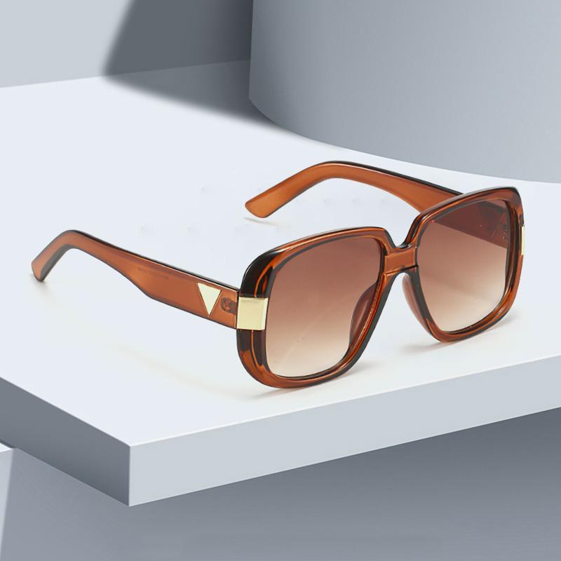 Retro Square Frame Sunglasses For Women Artistic Youth Accessories Daily Commuting Versatile Trendy Women'S Glasses