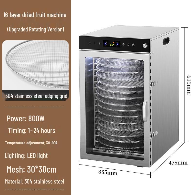 OLOEY 16-Layer Rotary Food Dehydrator