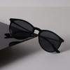 Designer Round Sunglasses Women Men Vintage Black Sun Glasses Fashion Personality Eyewear Mirror Cat Eye Brand