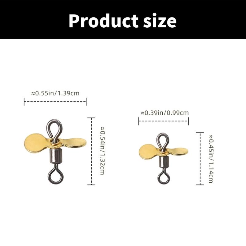 10 Pezzi Esche da Pesca Topwater Rotanti Eliche Eliche Fai da Te Esca da Pesca Amo Esca Accessori da Pesca Spinnerbait Eliche
