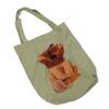 Pet Canvas Shoulder Bag Breathable Portable Pet Outing Shoulder Bag Cute Dog Carrying Bag Adjustable Cat Carrier Bag