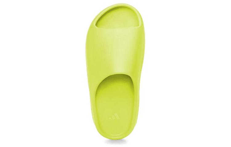 Yeezy Slides Adidas Originals 'Glow Green' GX6138