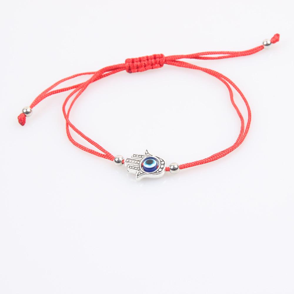 Fatima Hand Roter Achat Perlen Glücksarmband