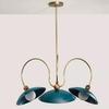 Exclusive 3 Shade Modern Chandelier Premium Art Ceiling Sputnik Lighting For Living Room, Dining Room