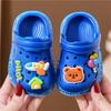 Kids' Summer Non-Slip Cartoon Indoor Shoes: Cute Soft Sole Closed-Toe Sandals for Toddlers.