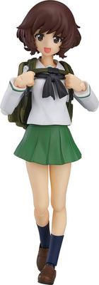 Figma Girls Panzer Movie Yukari Akiyama Uniform bemalte bewegliche Figur & Ver. Nicht maßstabsgetreues ABS und PVC