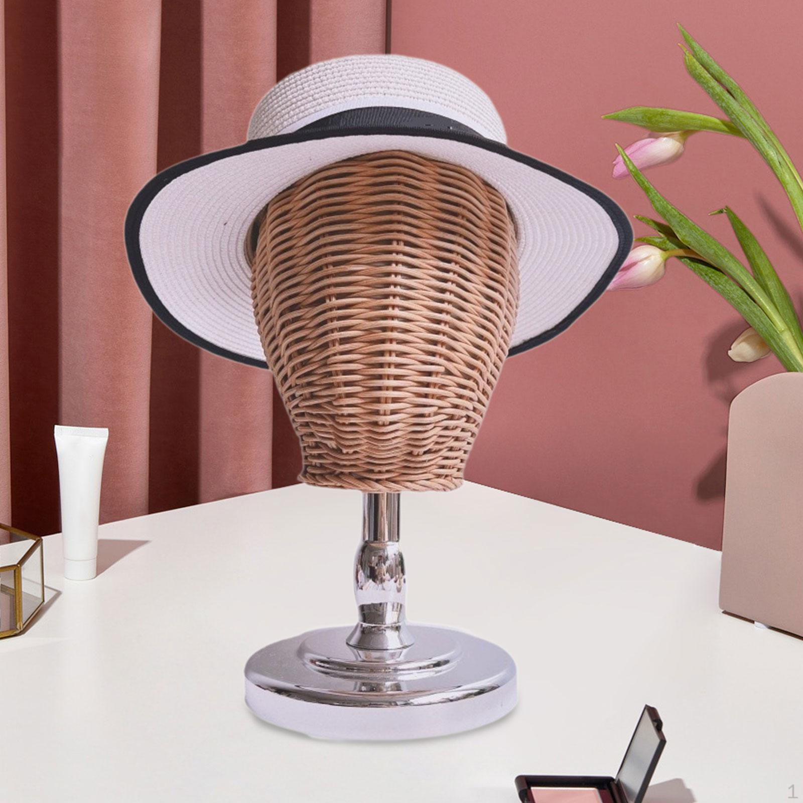 

Mannequin Head Display, Hat Model, Jewelry Display silvery base