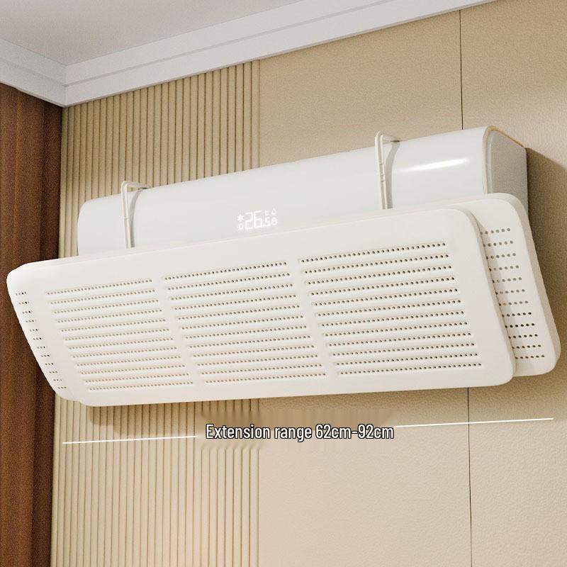 Adjustable No-Drill Air Conditioner Windshield Deflector