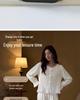 White Rose French Sweet Ice Silk Women's Pajama Set, Spring/Autumn, Long Sleeve, Indoor/Outdoor Wear