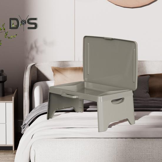 Faltbarer Schoßschreibtisch mit tragbarem Griff, robuster, leichter Reise-Stehtisch, Bett, Laptop-Computertisch, Studenten, Mini-Studien-/Arbeitstisch