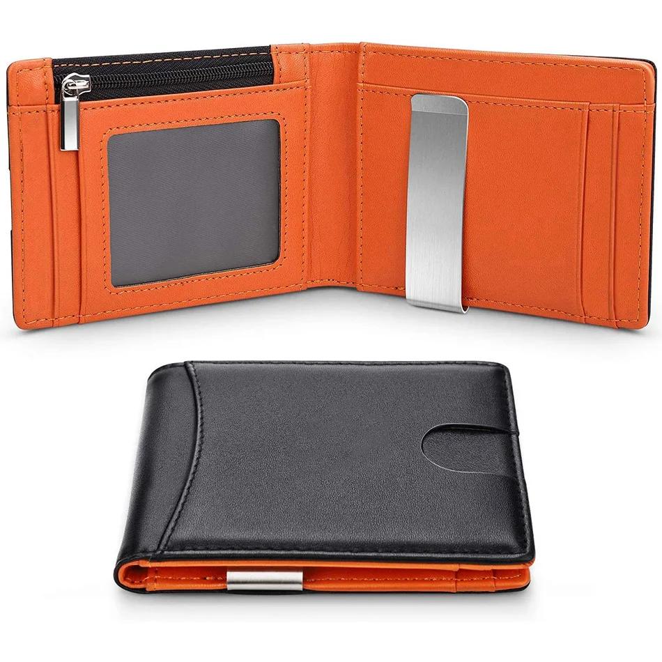 Rfid Carbon Fiber Card Holder Coin Purse Men Wallets Money Bags Slim Thin Coin Pouch Clutch Money Purse Male Black Wallet Choice