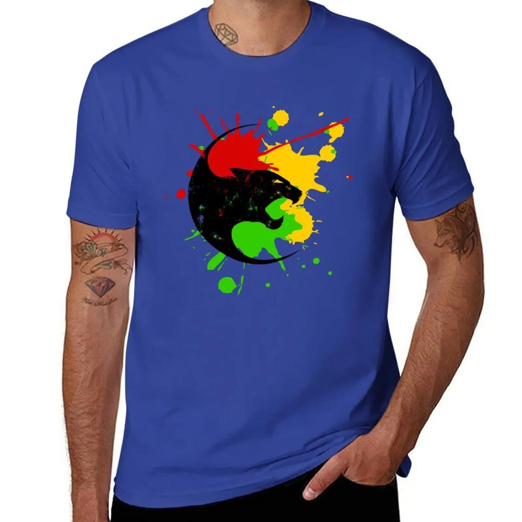 Reggae Panther, Rasta, Roots, Black History Month, Music T-Shirt Plus Sizes Sports Fans Tshirts for Men
