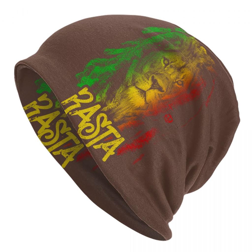 Rainbow Heartbeat Reggae Rasta Colors Beanie Cap Unisex Winter Bonnet  Knit Hats Outdoor Jamaica Jamaican Skullies Beanies Hats
