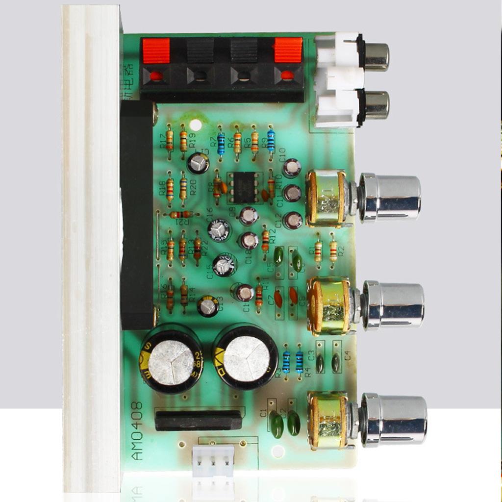 DX-0408 Digital Power Amplifier Board Speaker Stereo Home Module Audio STK4102/4122/4112/4132/4182