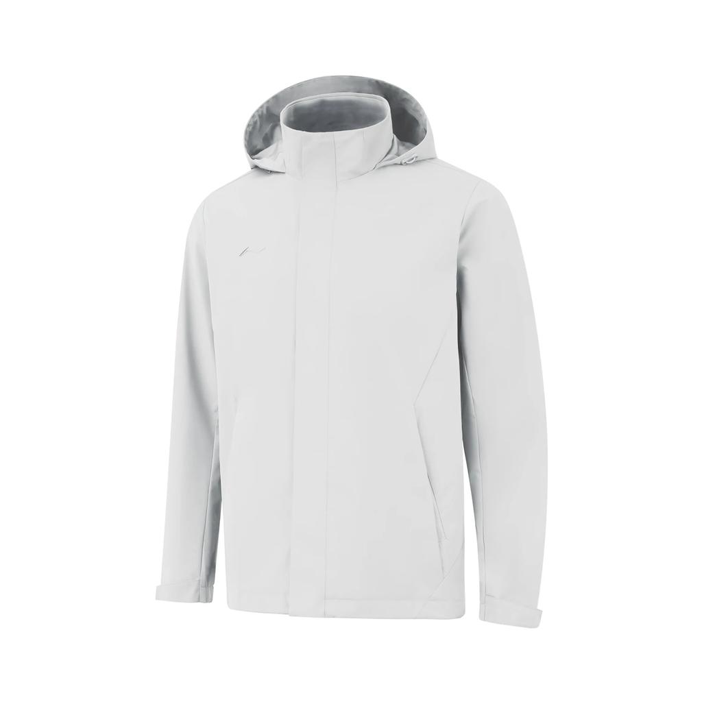 Li Ning Group Purchase Series Solid Color Zipper Hooded Simple Versatile Sports Windbreaker Men Outerwear AFDV901-1