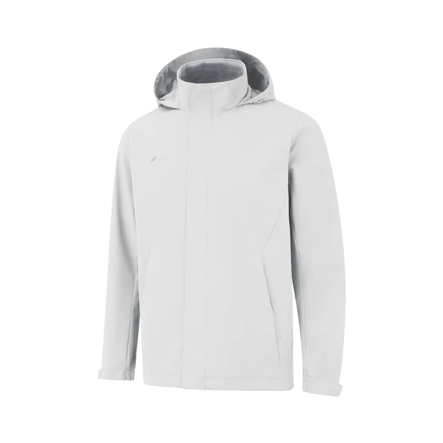 

Серия групповых покупок Li Ning Однотонная толстовка с капюшоном на молнии Простая универсальная спортивная ветровка Мужская верхняя одежда AFDV901-1 S