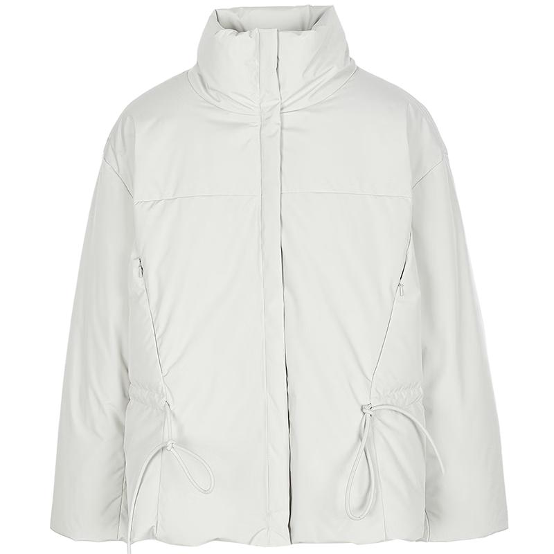 

ПУХОВИК LESS 2025 Зима Свободный Крой Воротник-стойка XS