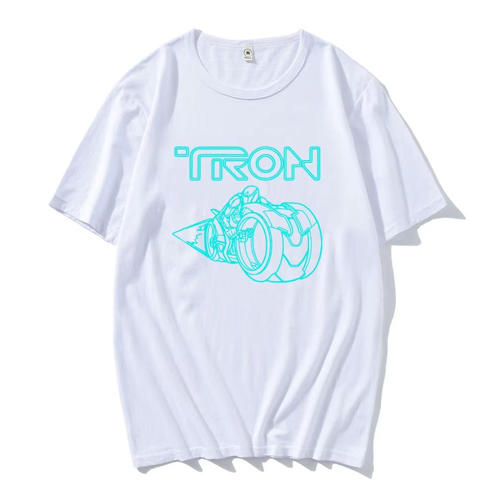 TRON Ares T-Shirts Rockband NINE INCH NAILS T-Shirt Baumwolle Kurzarm Locker Männliche T-Shirts Unisex Streetwear Film Grafikdruck Top