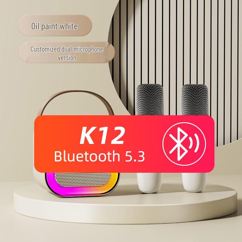 K12 Portable All-in-One Karaoke Bluetooth Speaker with Wireless Microphone