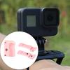 Magnetic Camera Mount Adapter with Dual Claw Lock Quick Release Vlog Handle Frame Adjustable Shutter Control Ergonomic Non-Slip Grip