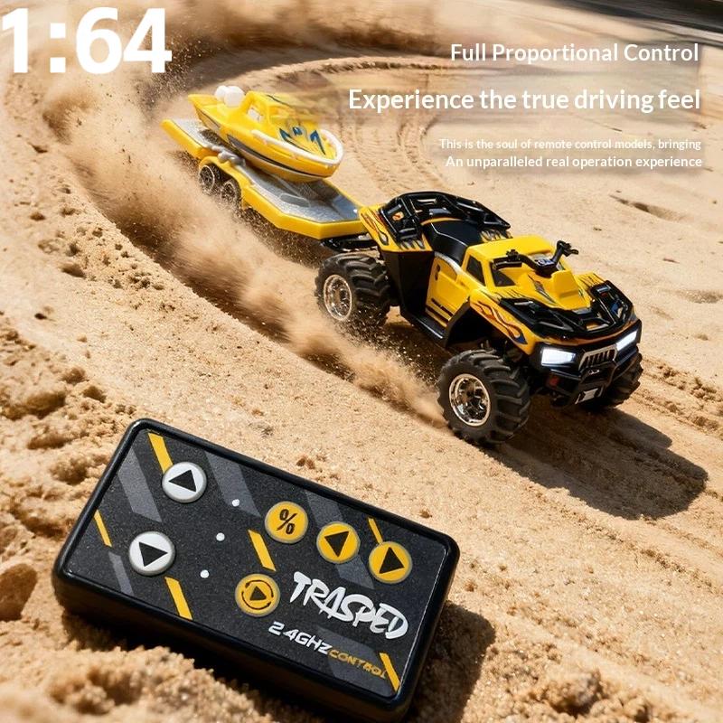 New Product 1/64 Mini Beach Off Road Vehicle Style 2.4g Suspension Four Wheel Toy Vehicle Off Road Remote Control Vehicle