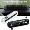 For Volvo V40 V50 S40 S80 XC60 S90 XC90 S60 C40 V60 XC70 C30 V90 Auto Styling Temporary Parking Card Number Holder Plate Decor