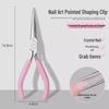 Professional Pointed Nail Shaping Clips for Extended Nails