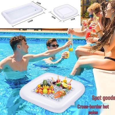 Inflatable Ice Bar Tray for Drinks & Snacks