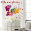 Girl Flower Pink Wall Decal For Home Interior Stylish And Sophisticated