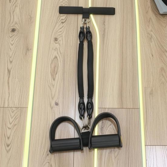 Pedal-Widerstandsband mit Griff, Latex-Schlauch Körper-Dehnungsband, Arm-Bein-Schlankheits-Elastikzugseil, Heim-Trainingsgerät