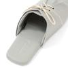 Francfranc Satin Room Antibacterial and Indoor Slippers Lace-Up Shoes, Mint, Deodorizing,