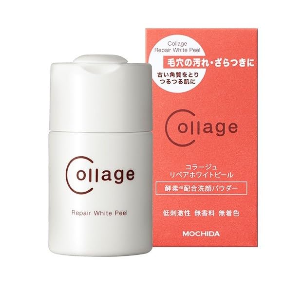 

Mochida Healthcare Collage Repair White Peel (40g) Facial Cleanser for Sensitive Skin (3 pieces)