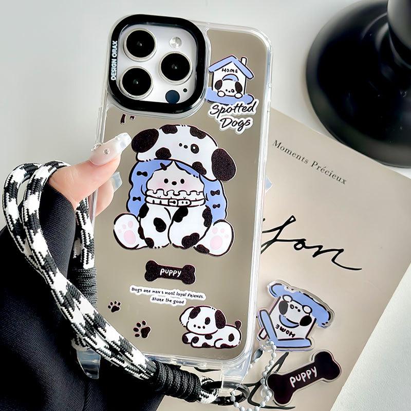 

Zhitai Apple iPhone 15 Pro Case: Compatible with 13, 12, 14 Pro Max - Lanyard & Mirror Design iPhone 15