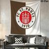 St. Pauli Wandbehang Bedruckte Stoffdecke Dekorative Wandteppiche für Schlafzimmer Wohnzimmer Heimdekoration