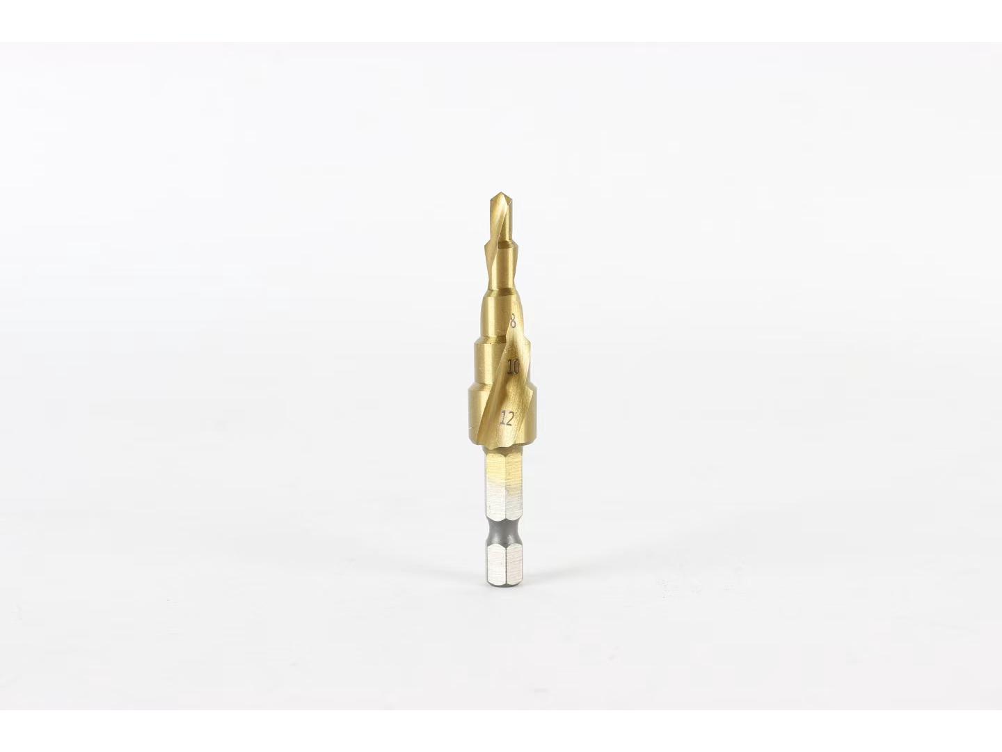 

High-Quality Industrial Hex Shank Step Drill Bit with Spiral Flute, Wear-Resistant for Multi-Hardness Drilling and Chamfering