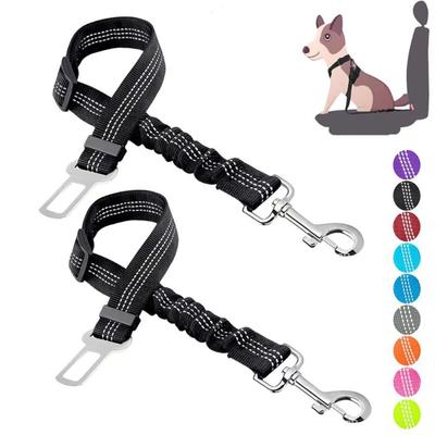 Dog Belt Dog Car Seat Belt Pet Supplies Car Seat Belt Dog Cat Leash Elastic Reflective Safety Rope Dog Leash