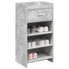 Shoe Cabinet Concrete Grey 48 x 36 x 92 cm Engineered Wood