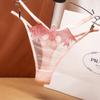 Women Floral Thongs Panties for Women Female T-Back G-String Lace Low Waist Bikini Briefs Transparent Girls Lingerie