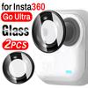 Aluminum Alloy Glass Lens Cover Camera Protector for Insta360 Go Ultra Optical HD Anti-Scratch Lens Guard for Insta 360 Go Ultra