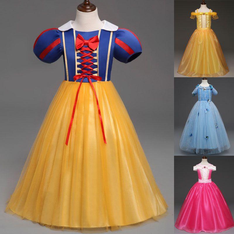 Elegant Princess's Dress For Girls Perfect For Cosplay And Halloween Parties