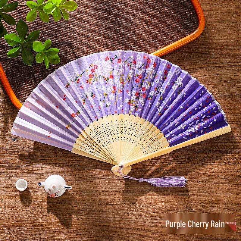 Складной веер LIEI в древнем стиле