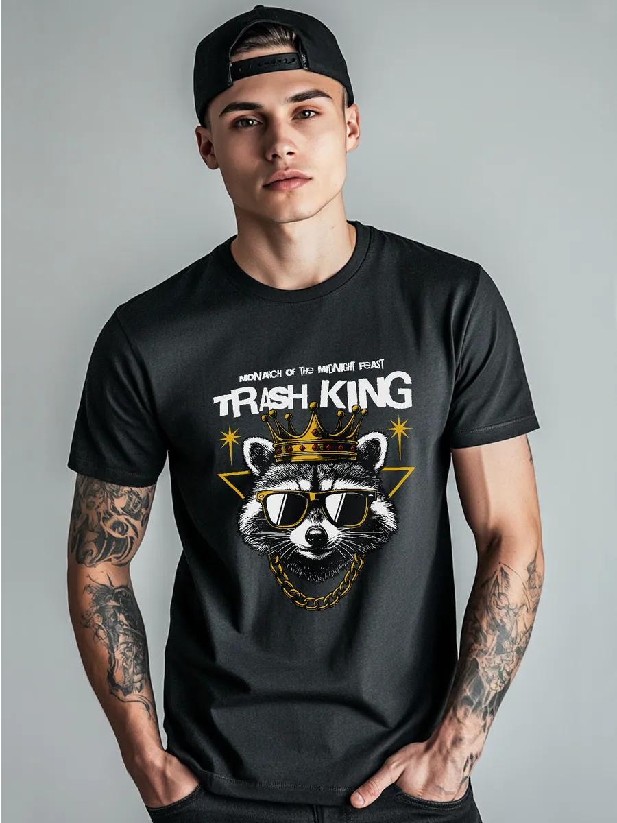 Motorsports print T-shirt 2XL