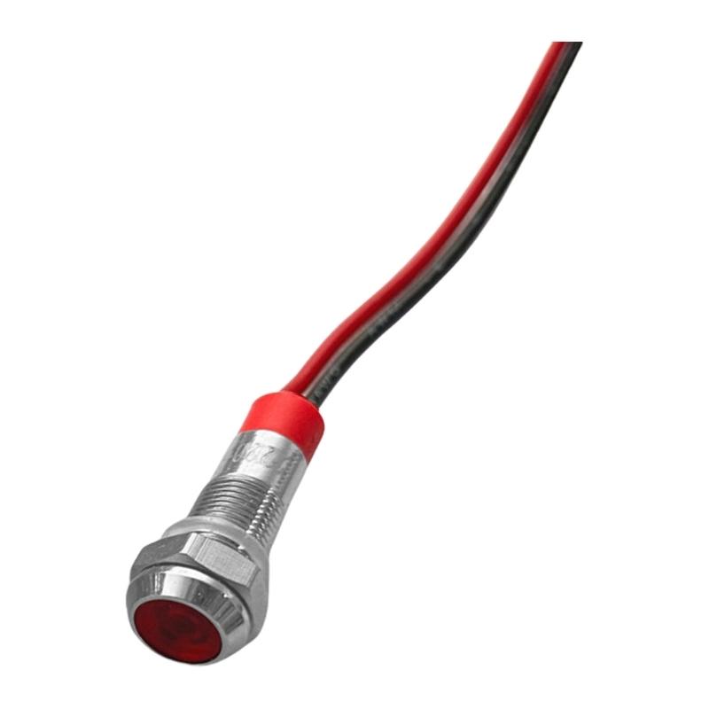 High Visibilitys Signals Light Metal Signals Indicators 220V Voltages For Machinery Control Panel And DIY Applications