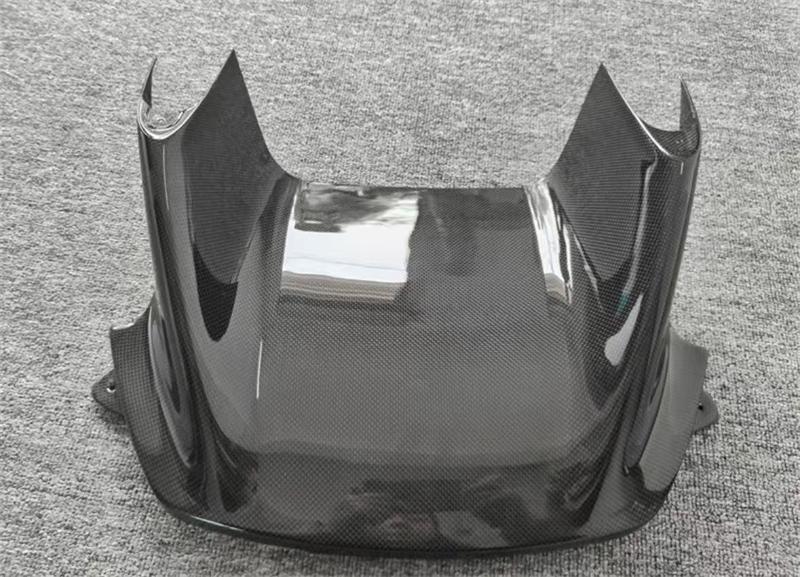 For Ferrari SF90 Real Dry Carbon Fiber Front Lip Front Bumper Lower Lip Under Air Intake Wrap Corner Spoiler Splitter Body Kit MQ1